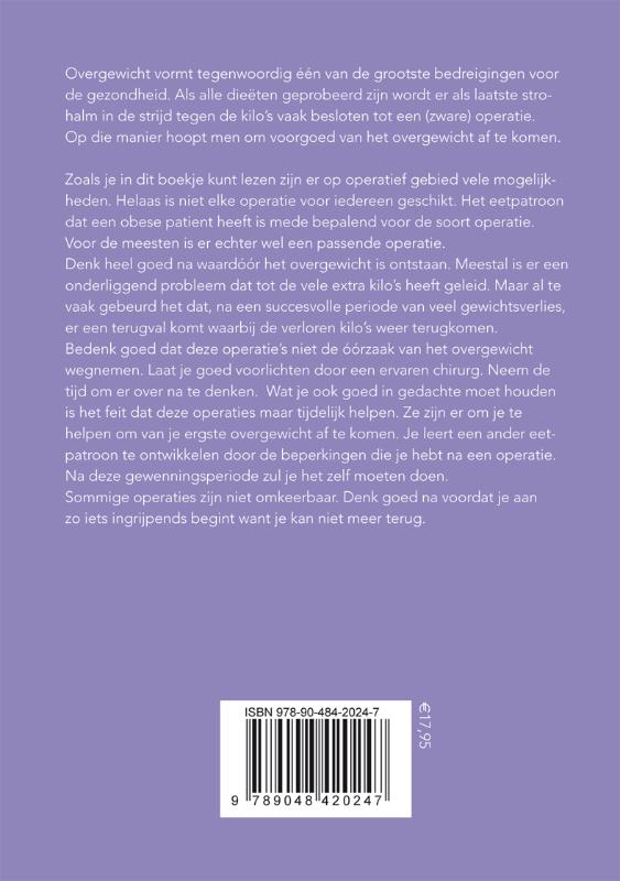 Achterkant van Over gewicht