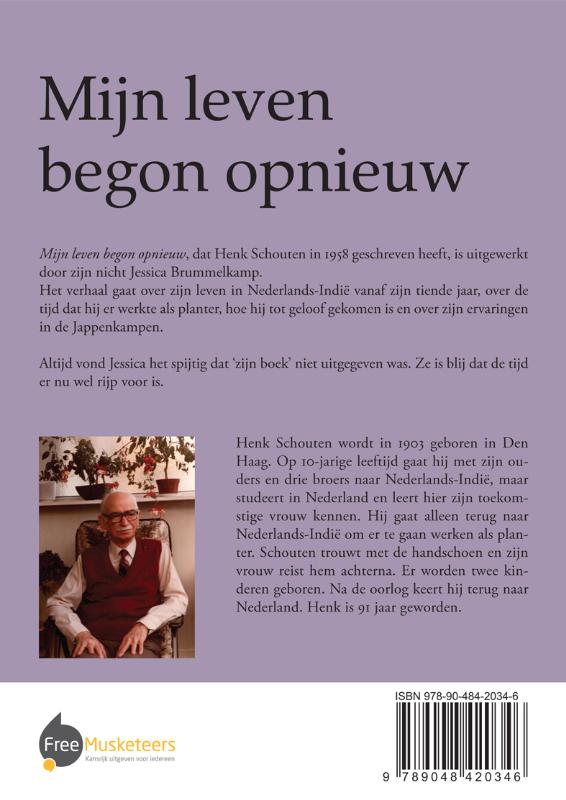 Achterkant van Mijn leven begon opnieuw