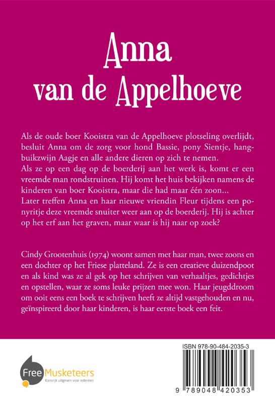 Achterkant van Anna van de Appelhoeve