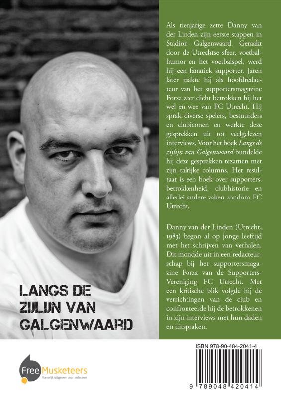 Achterkant van Langs de zijlijn van Galgenwaard
