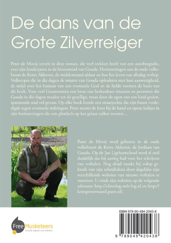 Achterkant van De dans van de grote zilverreiger