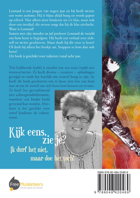 Achterkant van Kijk eens, zie je? Ik durf het niet, maar doe het toch!