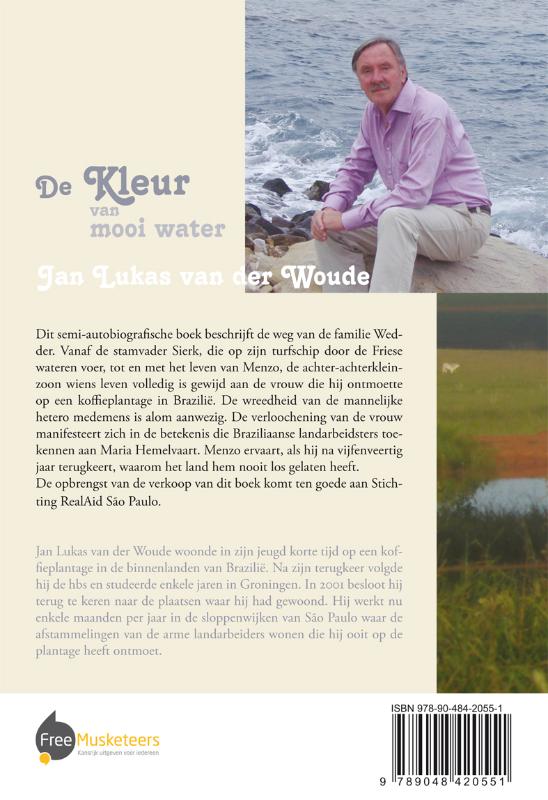 Achterkant van De kleur van mooi water