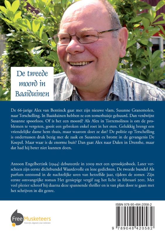 Achterkant van De tweede moord in Baaiduinen