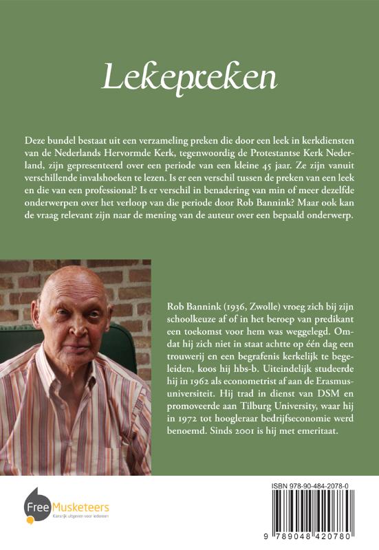 Achterkant van Lekepreken