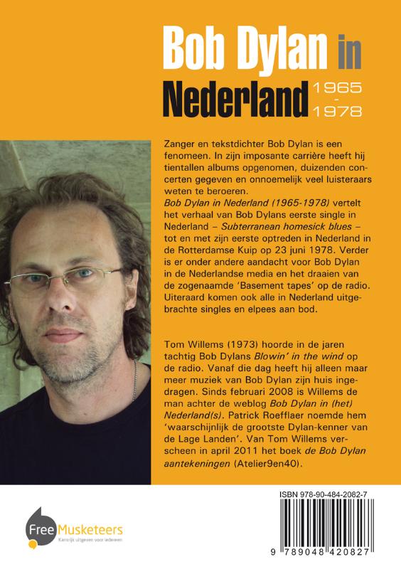 Achterkant van Bob Dylan in Nederland 1965-1978