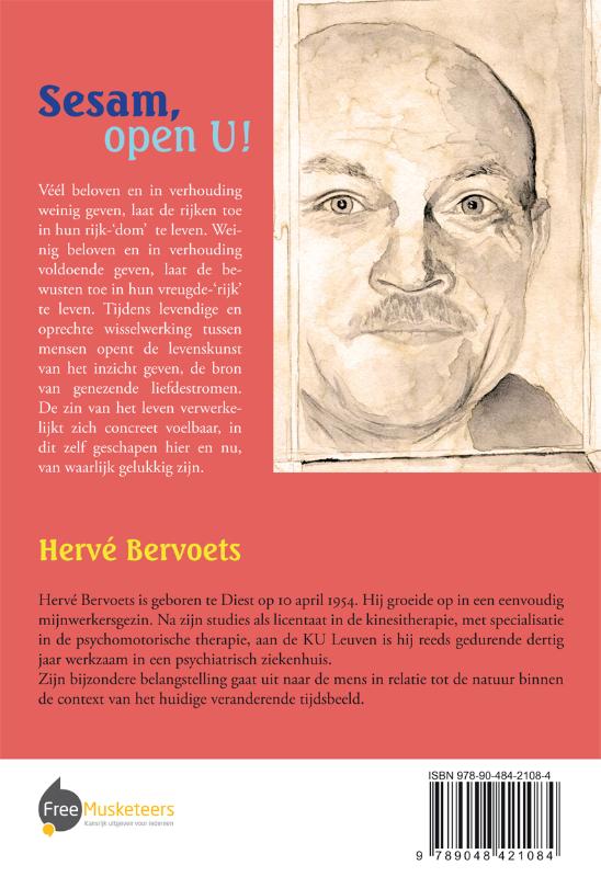 Achterkant van Sesam, open U!