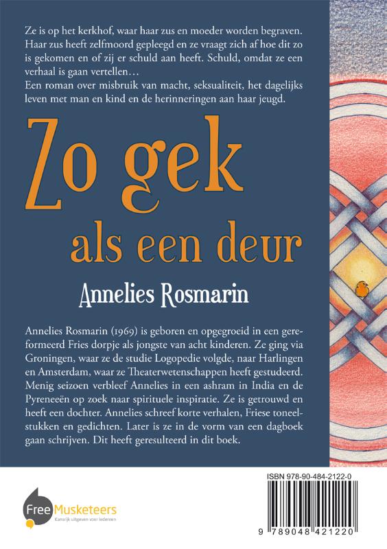 Achterkant van Zo gek als een deur