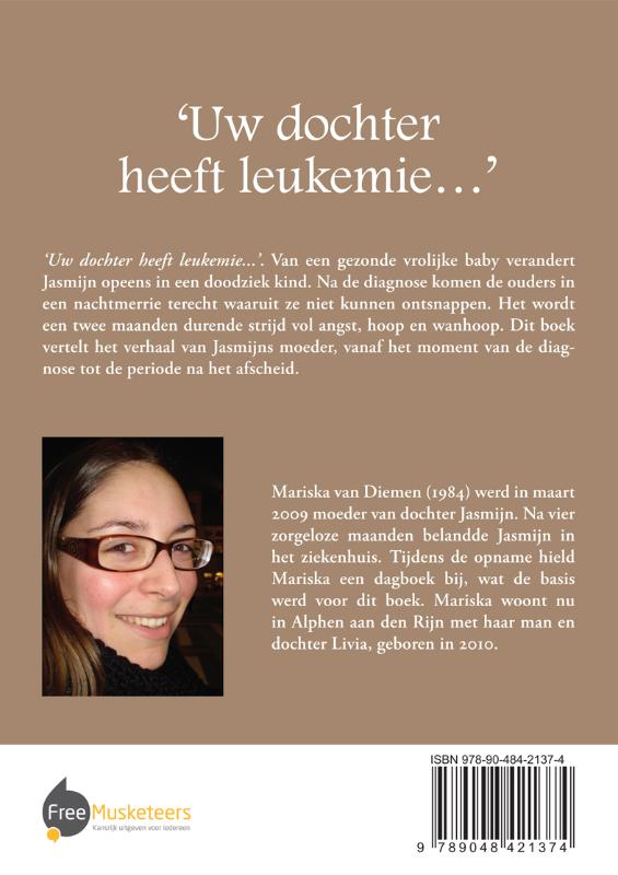 Achterkant van 'Uw dochter heeft leukemie...'