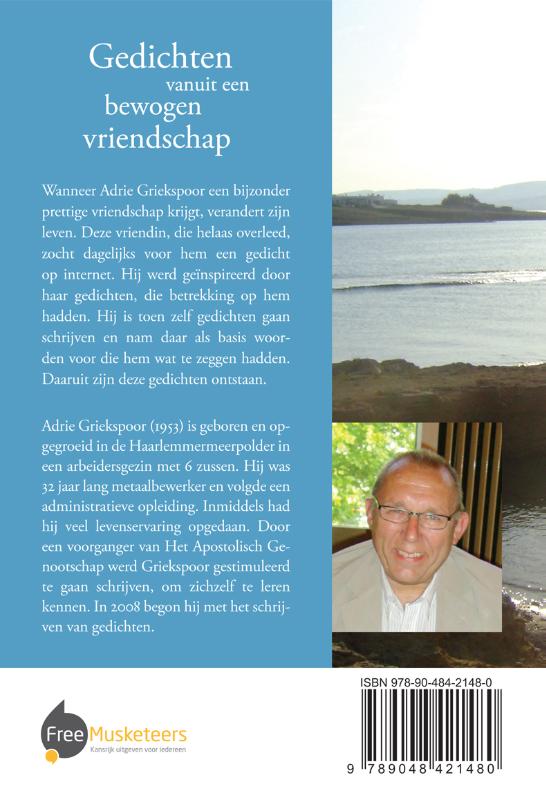 Achterkant van Gedichten vanuit een bewogen vriendschap