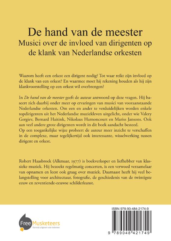 Achterkant van De hand van de meester