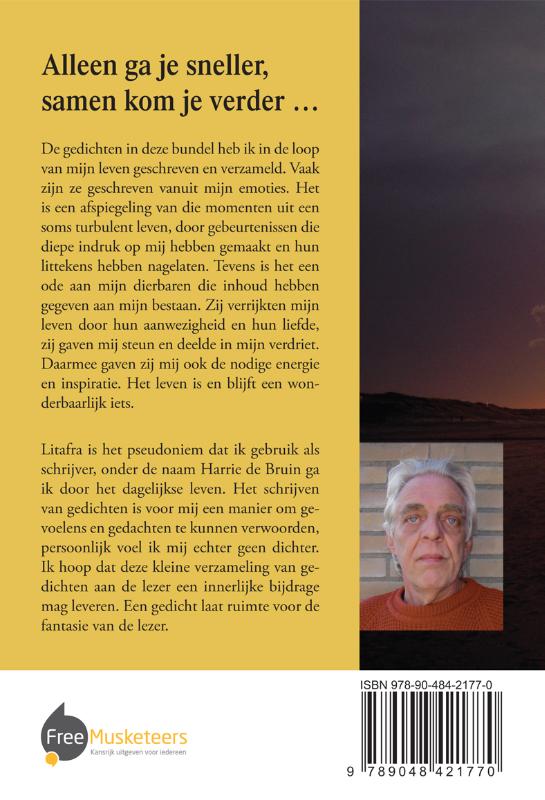 Achterkant van Alleen ga je sneller, samen kom je verder...