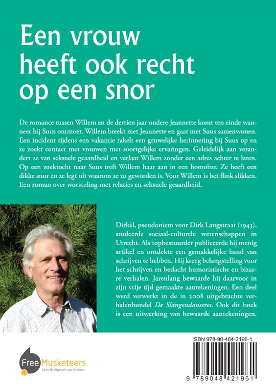 Achterkant van Een vrouw heeft ook recht op een snor