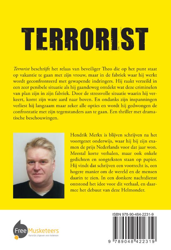 Achterkant van Terrorist