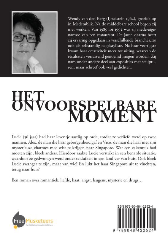 Achterkant van Het onvoorspelbare moment