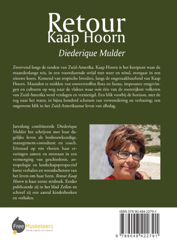 Achterkant van Retour Kaap Hoorn