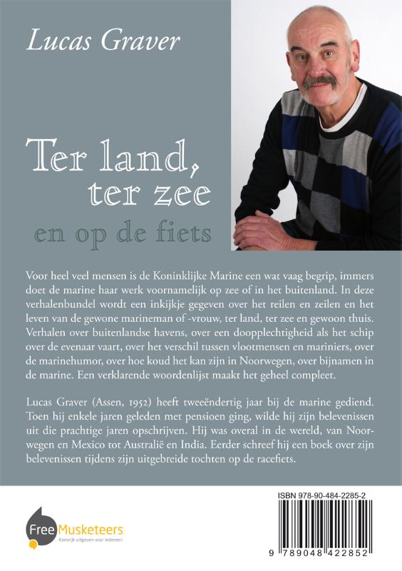 Achterkant van Ter land, ter zee en op de fiets