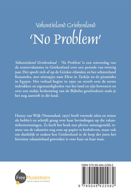 Achterkant van Vakantieland Griekenland - No Problem