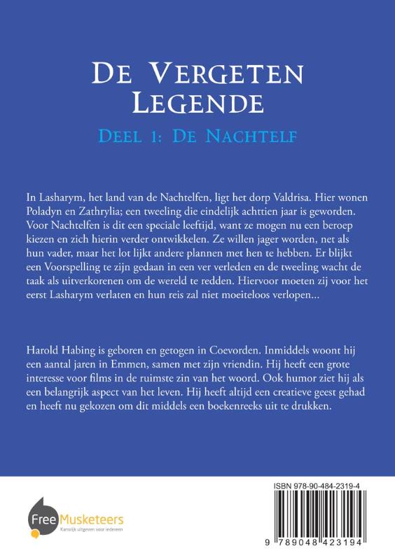 Achterkant van Deel 1 De nachtelf