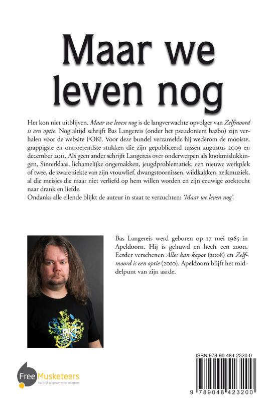 Achterkant van Maar we leven nog