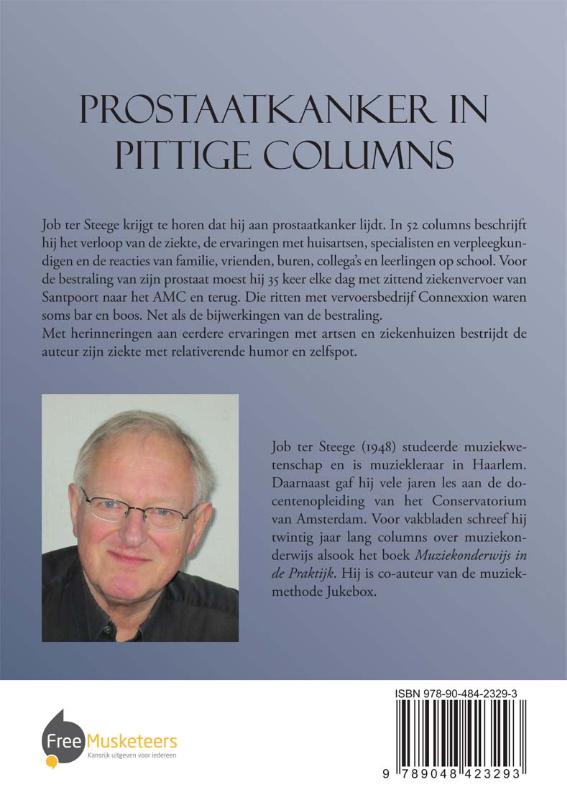 Achterkant van Prostaatkanker in pittige columns