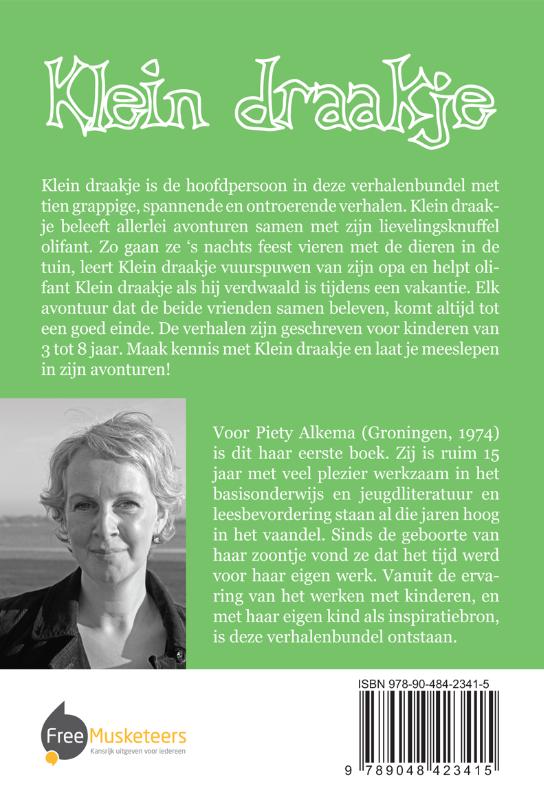 Achterkant van Klein draakje