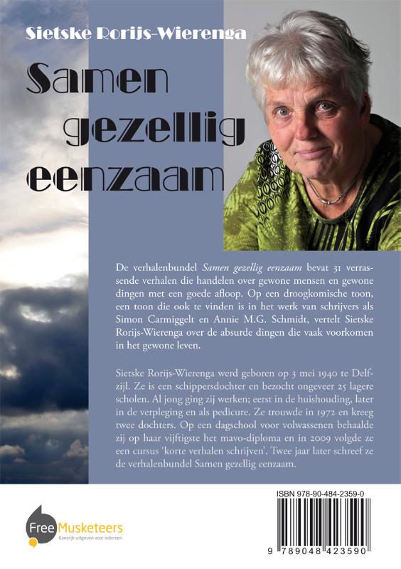Achterkant van Samen gezellig eenzaam