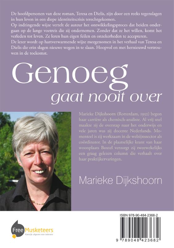 Achterkant van Genoeg gaat nooit over