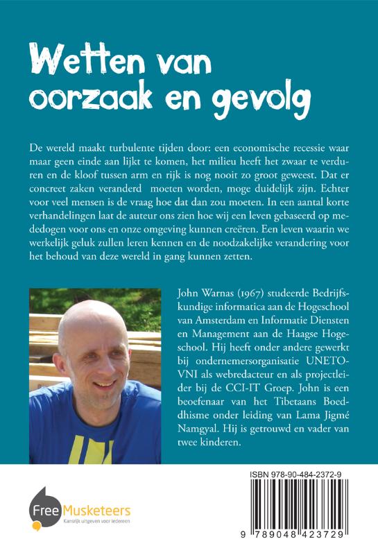Achterkant van Wetten van oorzaak en gevolg