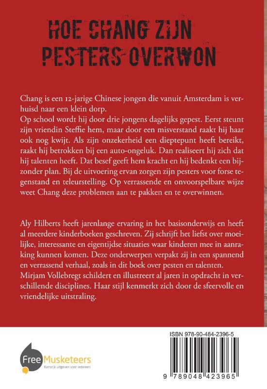 Achterkant van Hoe Chang zijn pesters overwon