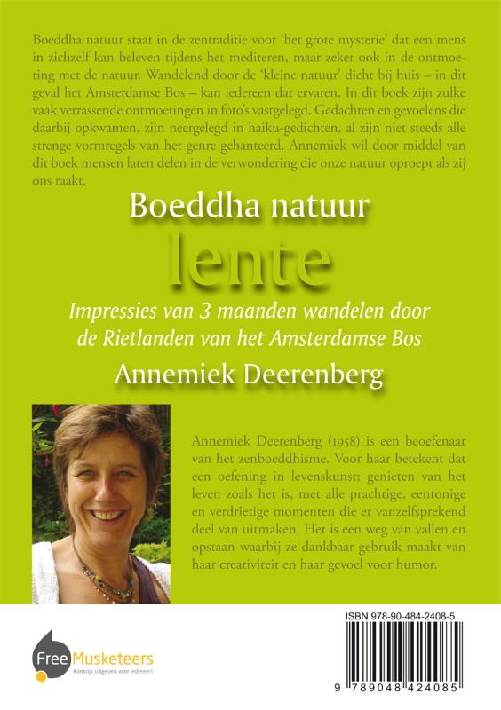 Achterkant van Boeddha natuur - lente