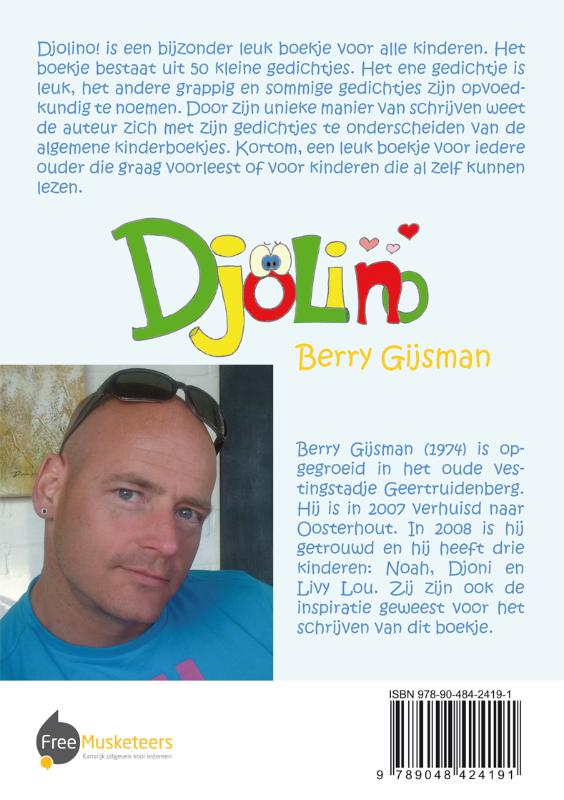 Achterkant van Djolino!