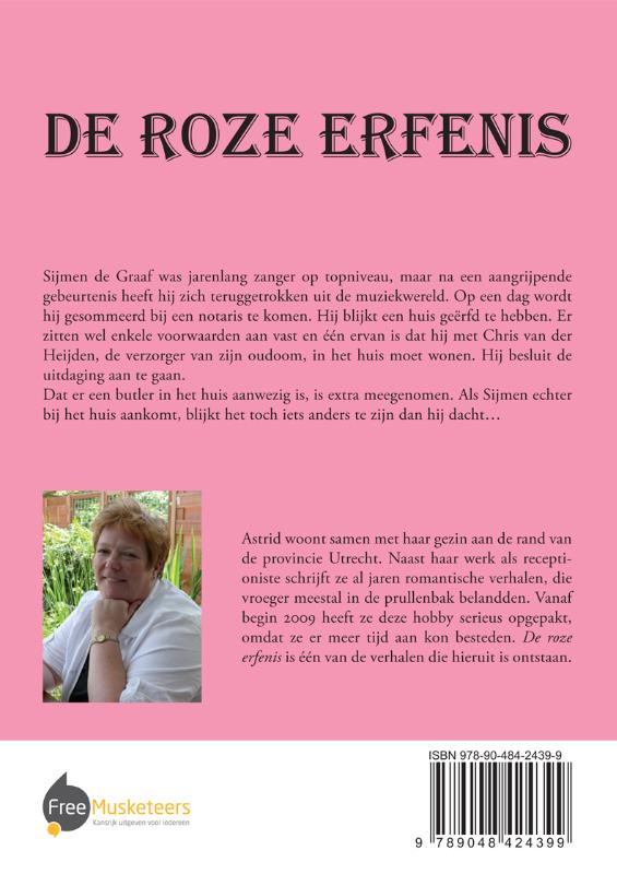 Achterkant van De roze erfenis