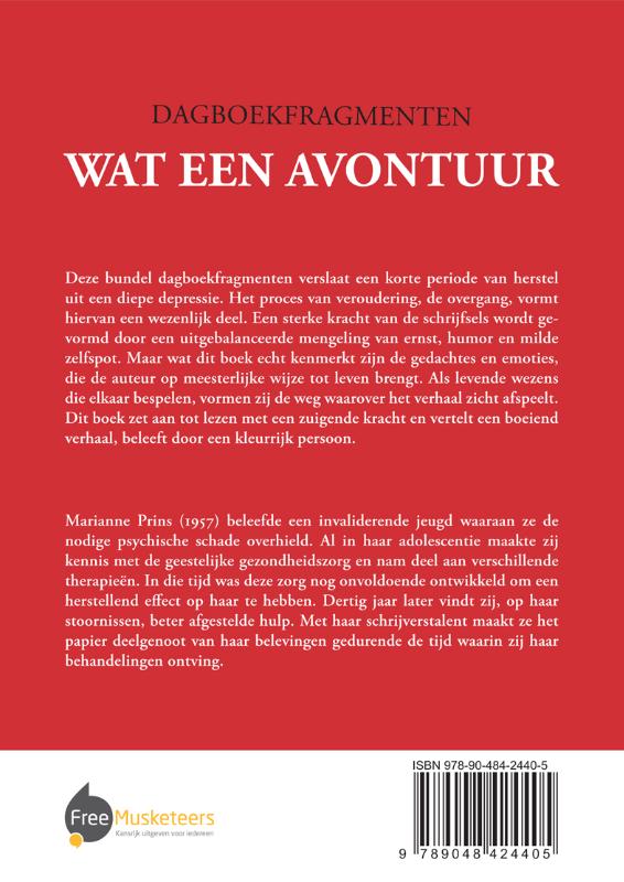 Achterkant van Wat een avontuur