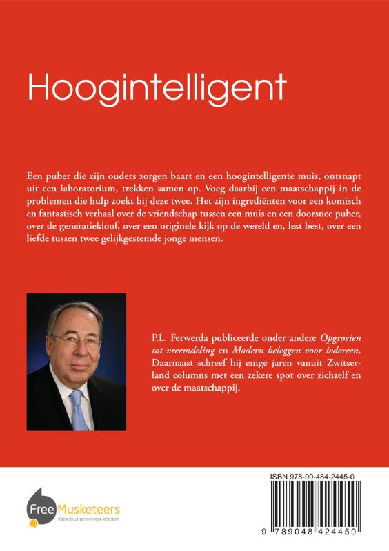 Achterkant van Hoogintelligent