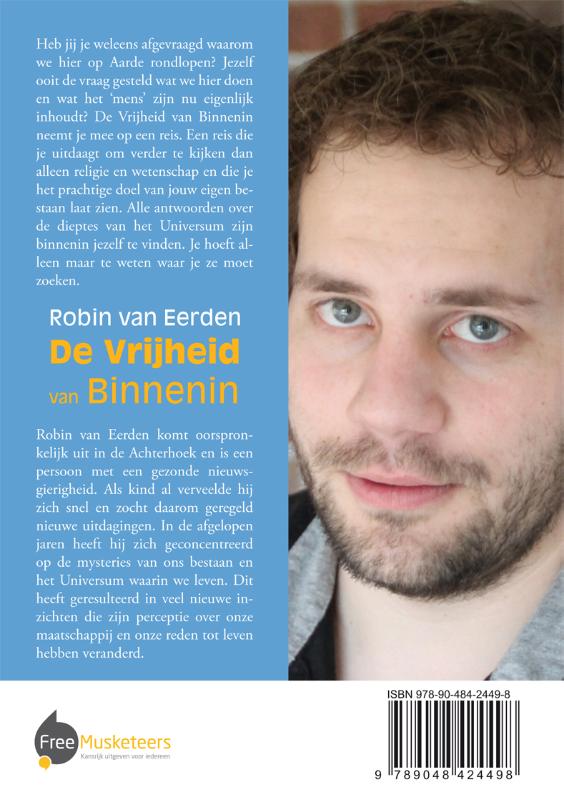 Achterkant van De vrijheid van binnenin