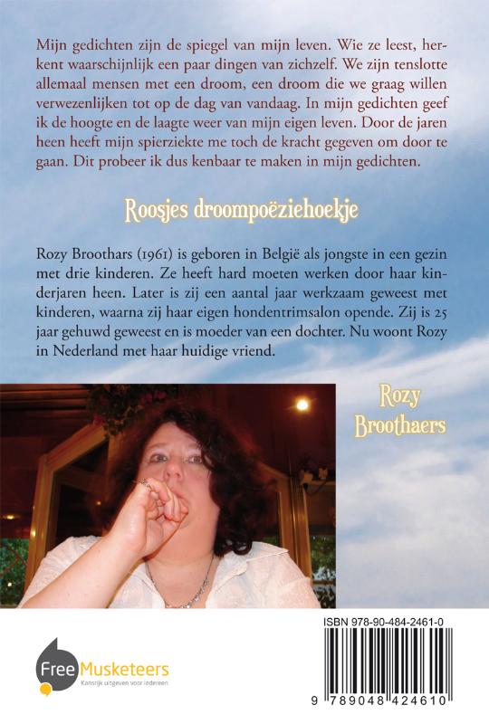 Achterkant van Roosjes droompoeziehoekje