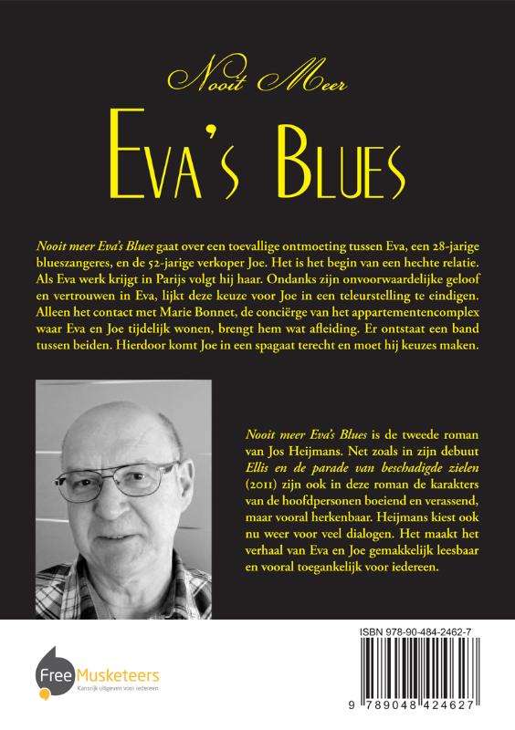 Achterkant van Nooit meer Eva s blues