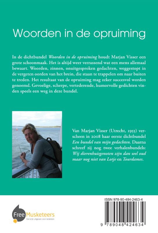 Achterkant van Woorden in de opruiming