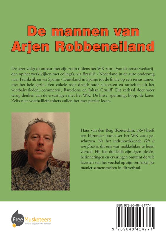 Achterkant van De mannen van Arjen Robbeneiland