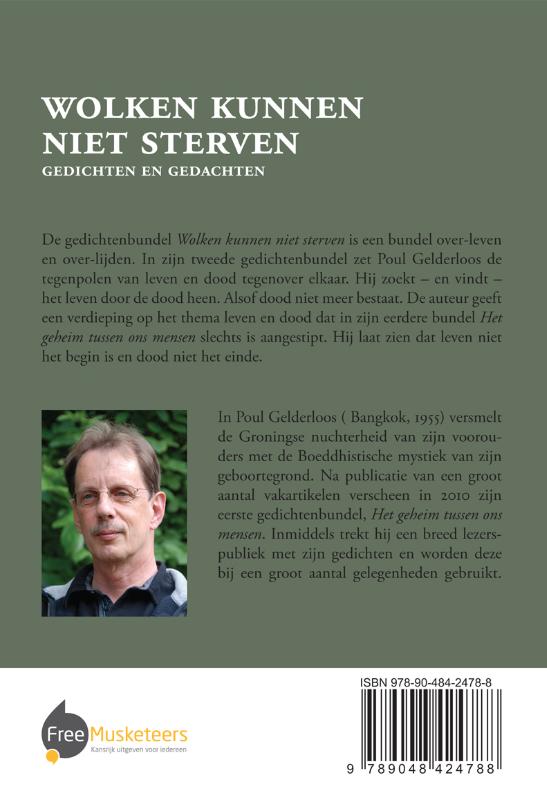 Achterkant van Wolken kunnen niet sterven