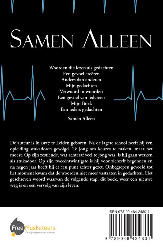 Achterkant van Samen alleen