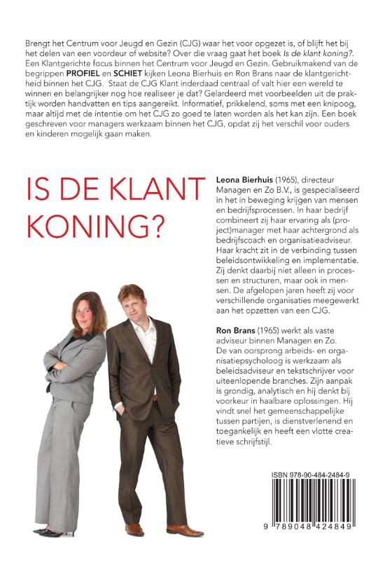 Achterkant van Is de klant koning?