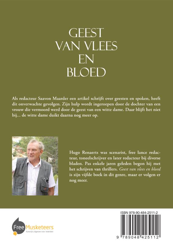 Achterkant van Geest van vlees en bloed