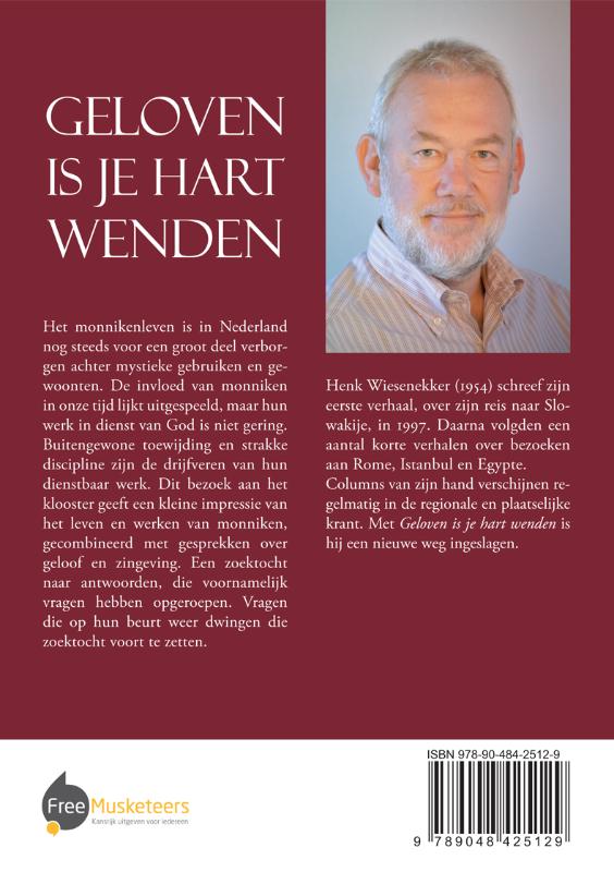 Achterkant van Geloven is je hart wenden