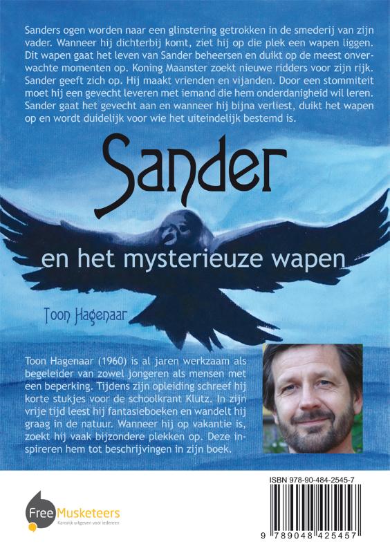 Achterkant van Sander en het mysterieuze wapen