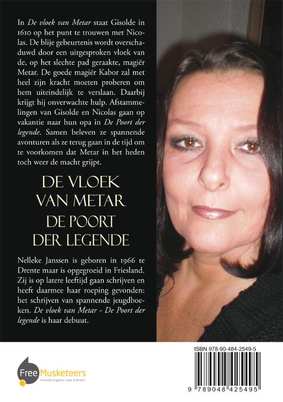 Achterkant van De Poort der legende