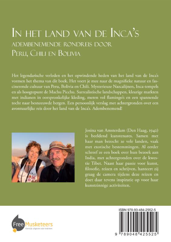 Achterkant van In het land van de Incas; adembenemende rondreis door Peru, Chili en Bolivia