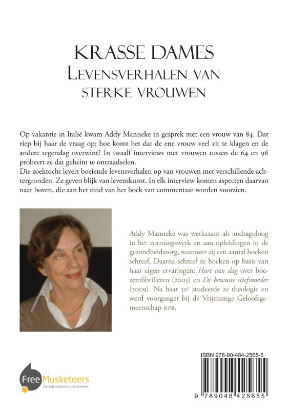 Achterkant van Krasse dames