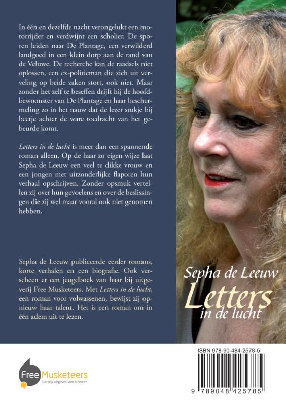 Achterkant van Letters in de lucht